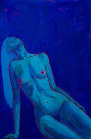 Tempera and acrylic on canvas